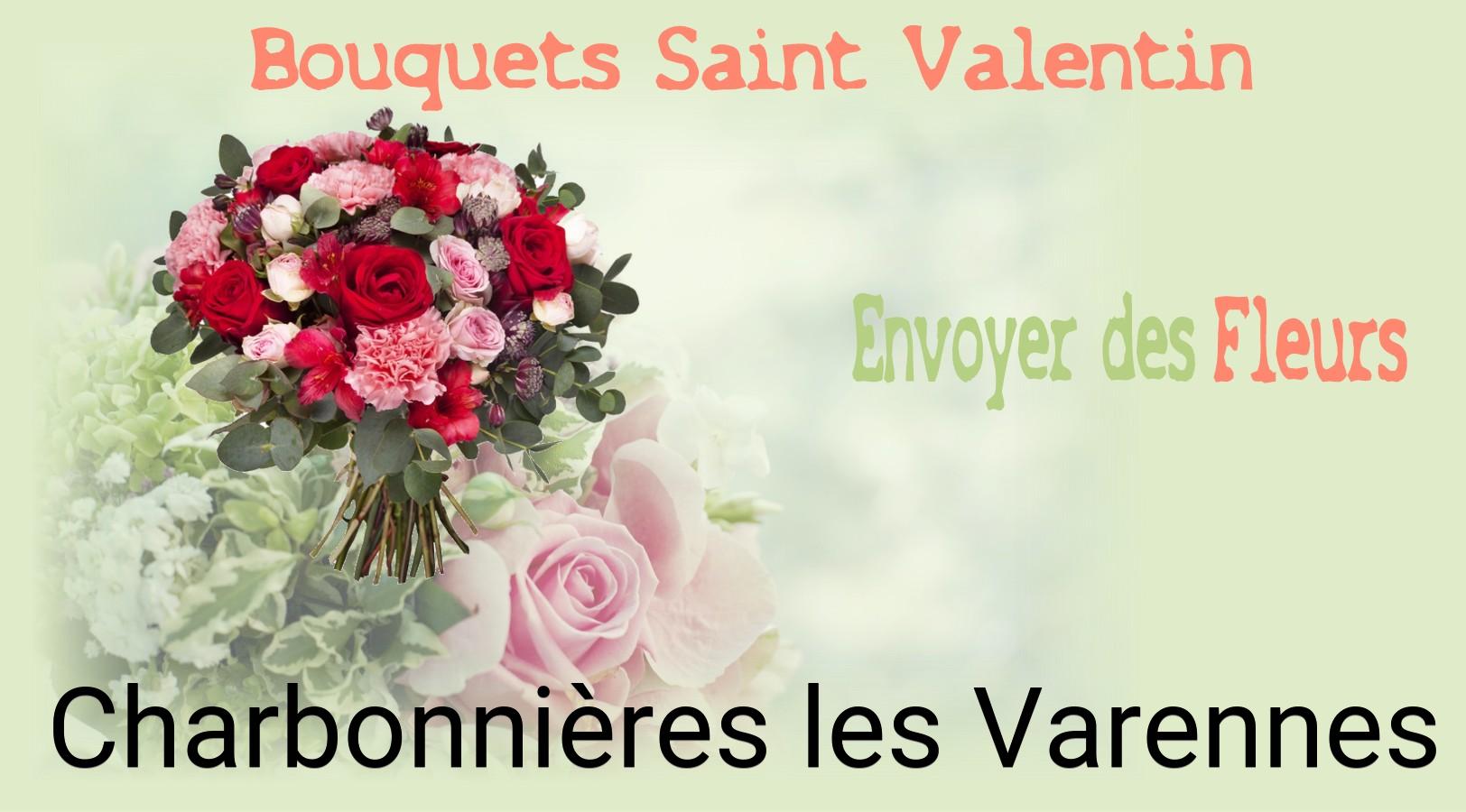 Roses de Saint-Valentin livrées à Charbonnières-les-Varennes